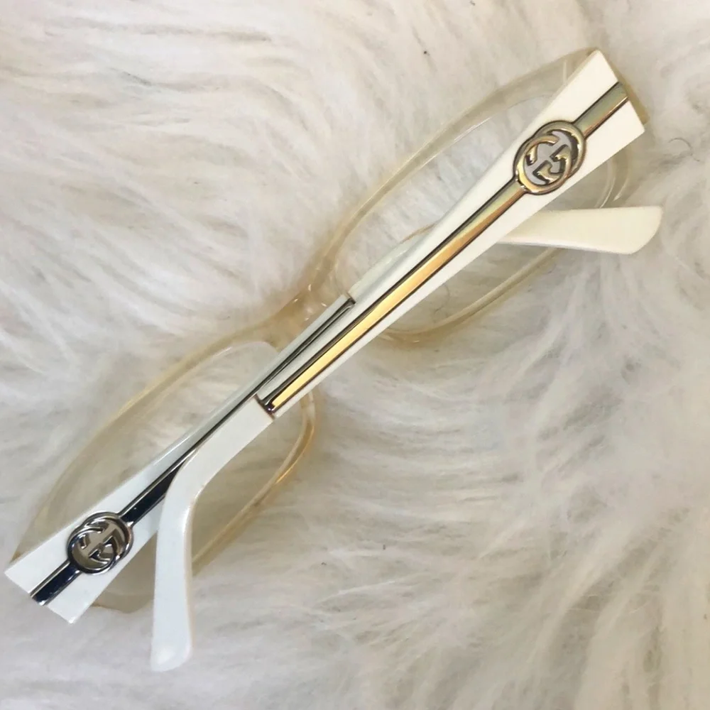 Gucci Authentic Women's White Glasses